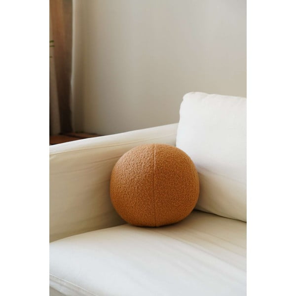 Dekorační polštář z materiálu bouclé ø 20 cm Top – Mioli Decor-image-1