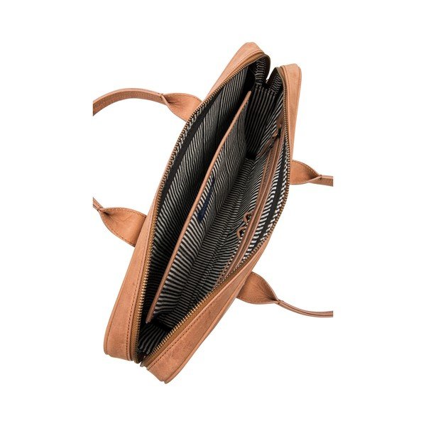 Kožená taška na notebook The Harvey, velbloudí-image-2