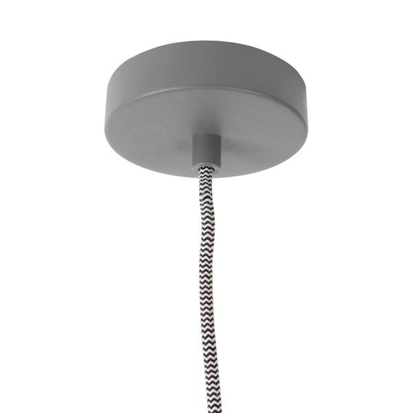 Šedé závěsné svítidlo Leitmotiv Slender, výška 14,5 cm-image-1