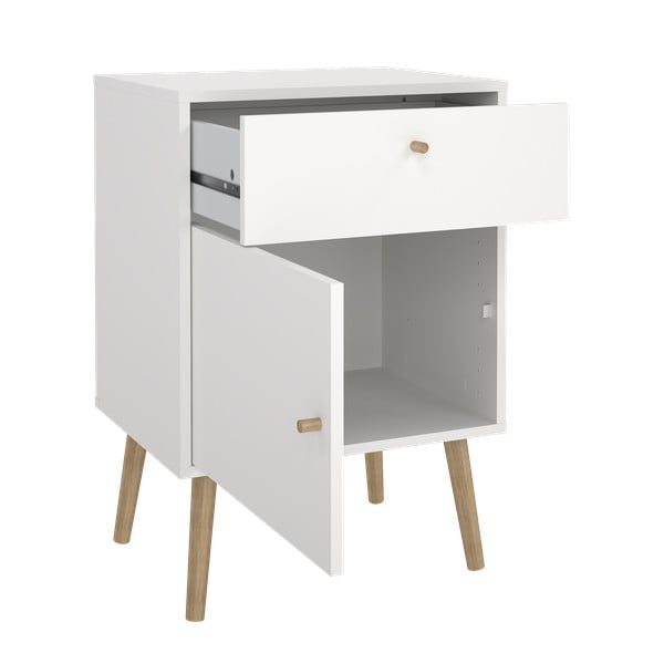 Bílý noční stolek Bodo – Tvilum-image-4