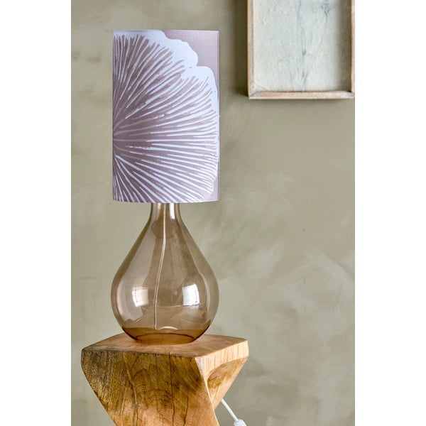 Hnědá stolní lampa s textilním stínidlem (výška 65 cm) Leni – Bloomingville-image-1