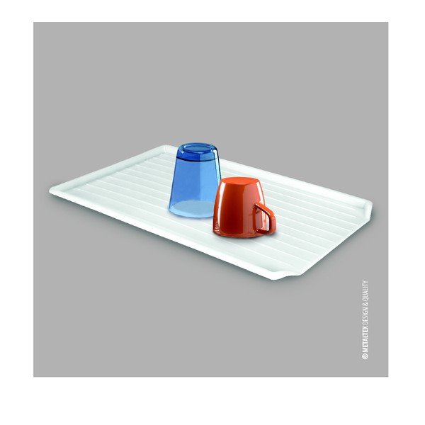 Bílý odkapávač na nádobí Metaltex Bac-image-1
