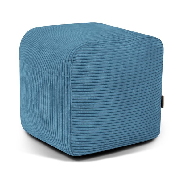 Modrý manšestrový sedací vak Plus 50 Lounge – SLOWDOWN