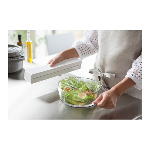 Bílý magnetický držák na kuchyňské folie YAMAZAKI Tower-image-1