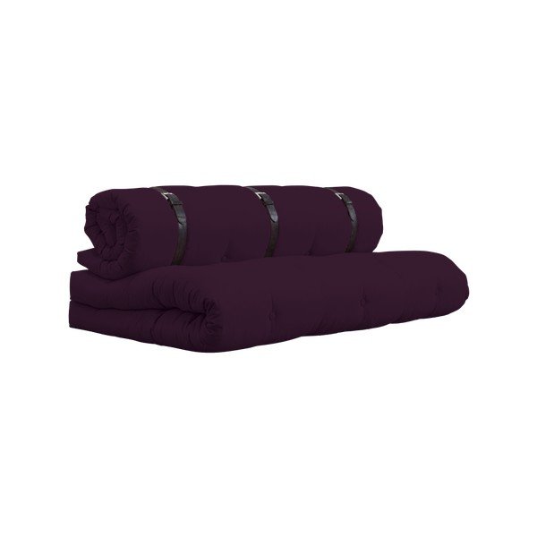 Variabilní pohovka s koženými pásky Karup Buckle Up Purple Plum-image-4