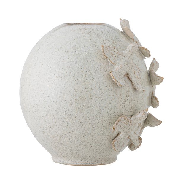 Krémová váza z kameniny (výška 25 cm) Abira – Bloomingville-image-4