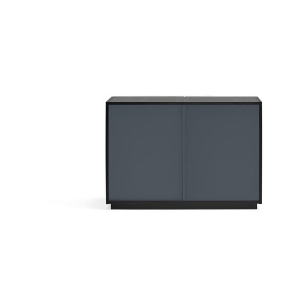 Černá nízká komoda 100x70 cm Doric – Teulat-image-4