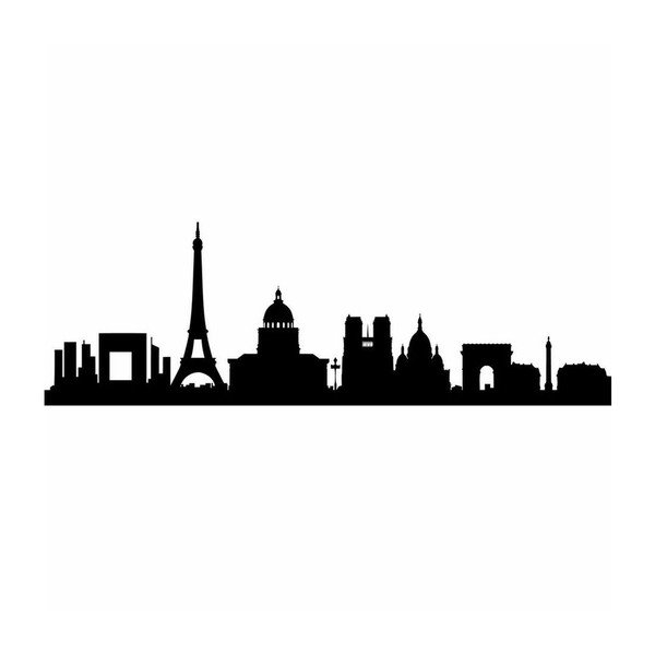 Samolepka Skyline of Paris-image-1