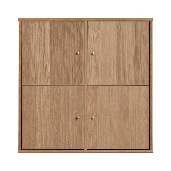 Závěsná knihovna v dekoru dubu v přírodní barvě 70x70 cm Mistral – Hammel Furniture