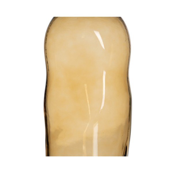 Okrově žlutá skleněná váza (výška 35 cm) Amber – Ixia-image-4