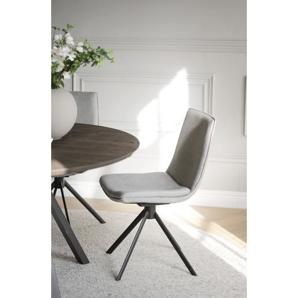 Béžové otočné jídelní židle v sadě 2 ks Lowell - Rowico-image-1