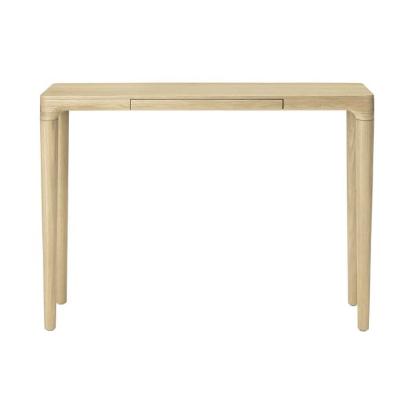Konzolový stolek z dubového dřeva v přírodní barvě 12x110 cm Heart'n'Soul – UMAGE-image-2