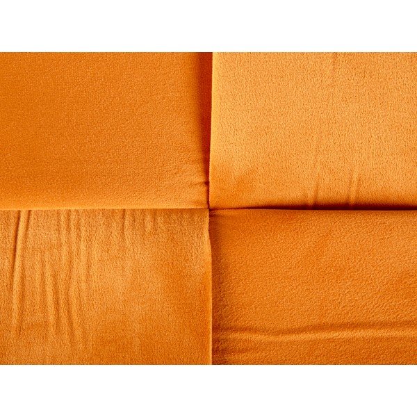 Oranžový sametový taburet Weaved – Leitmotiv-image-4
