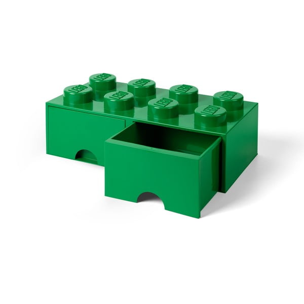Zelený úložný box se 2 šuplíky LEGO®-image-1