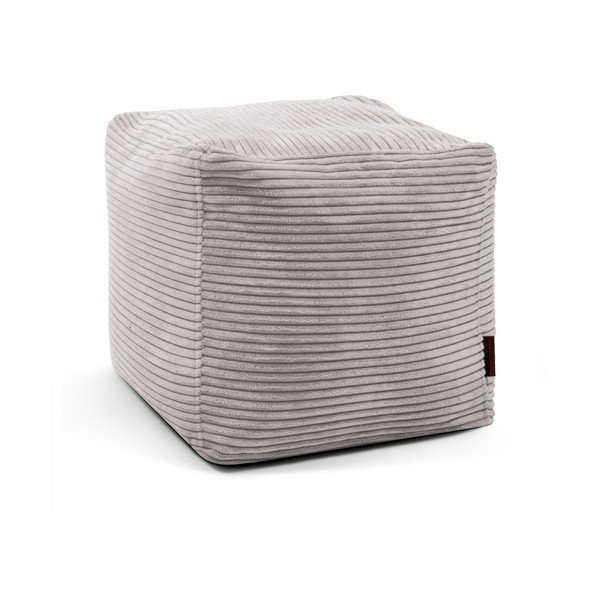 Světle šedý manšestrový sedací vak Up! MooG – SLOWDOWN