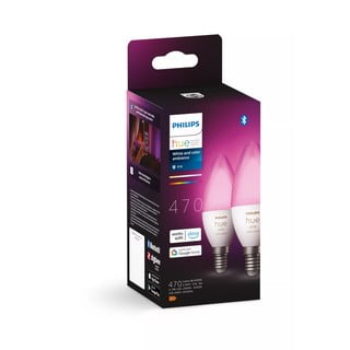 LED smart žárovky v sadě 2 ks E14, 5 W White and color ambiance – Philips Hue