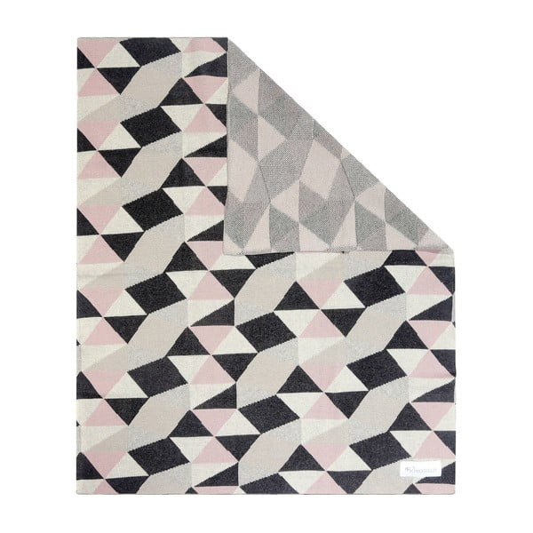 Bavlněná dětská deka Kindsgut Triangles, 80 x 100 cm-image-1