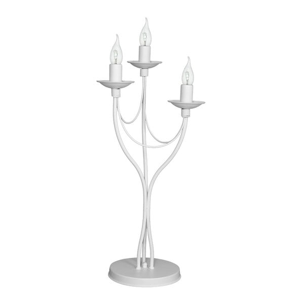 Bílá stolní lampa Glimte Spirit, výška 63 cm