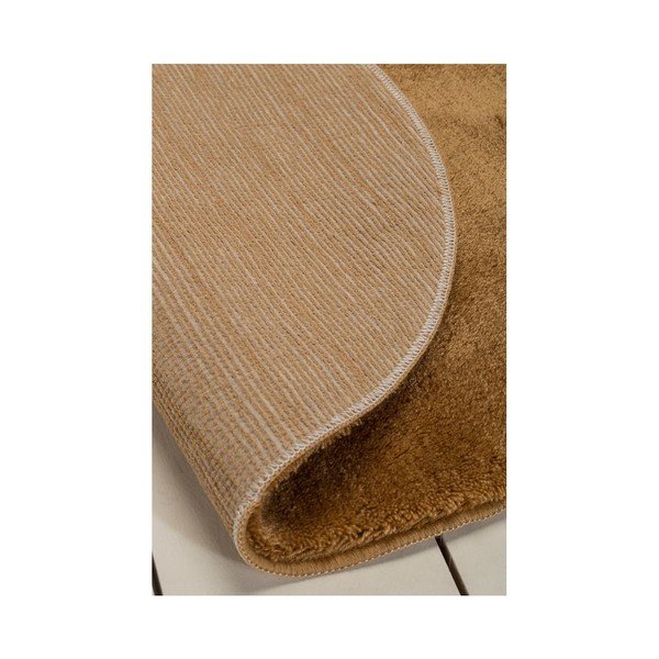 Béžovohnědá koupelnová předložka Colors of Cap, ⌀ 90 cm-image-2