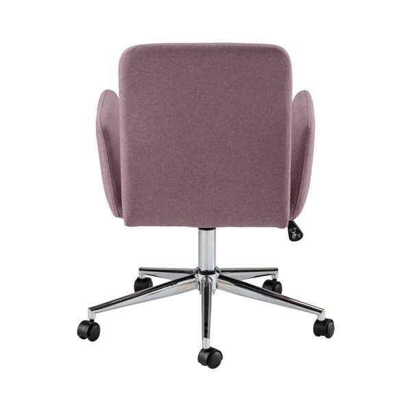 Růžová kancelářská židle na kolečkách s područkami Støraa Bendy-image-2