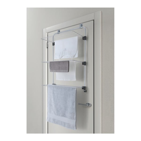 Závěsný sušák na prádlo ve stříbrné barvě 11 m Gale – Metaltex-image-4