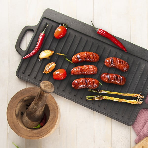 Litinová grilovací deska 23x45,5 cm LITINA – Orion-image-1