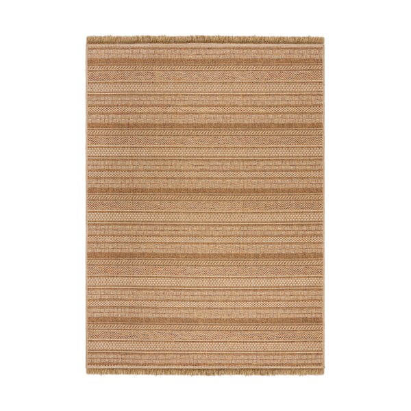 Vnitřní a venkovní koberec v přírodní barvě 120x170 cm Farah Stripe – Flair Rugs
