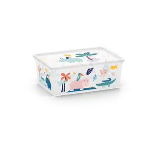 Bílý plastový dětský úložný box 37x26x15 cm C Box Style – KIS
