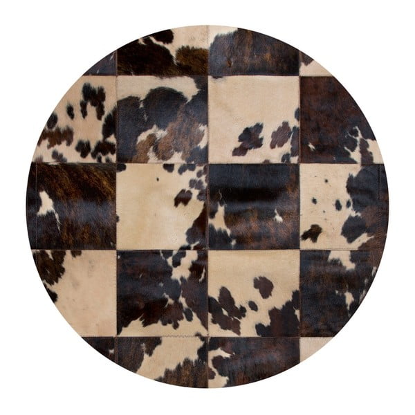Kožený koberec Pipsa Blidecco, ⌀ 150 cm