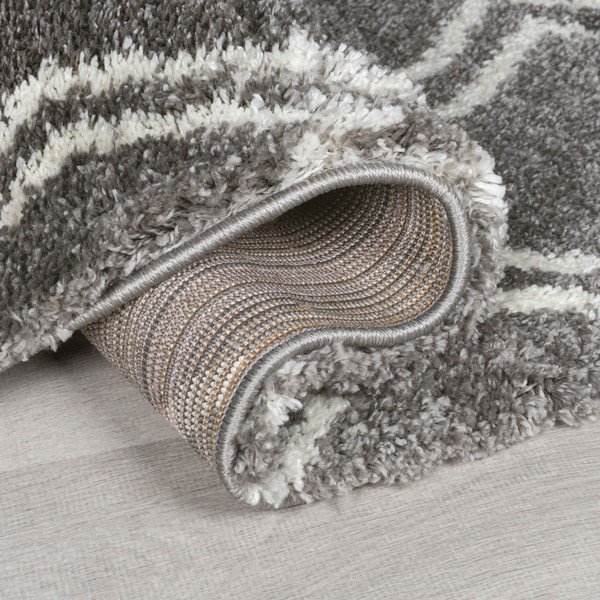 Šedý koberec 200x290 cm Atlas Berber – Flair Rugs-image-2