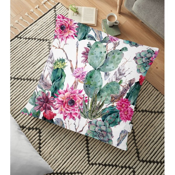 Povlak na polštář s příměsí bavlny Minimalist Cushion Covers Bloom, 70 x 70 cm