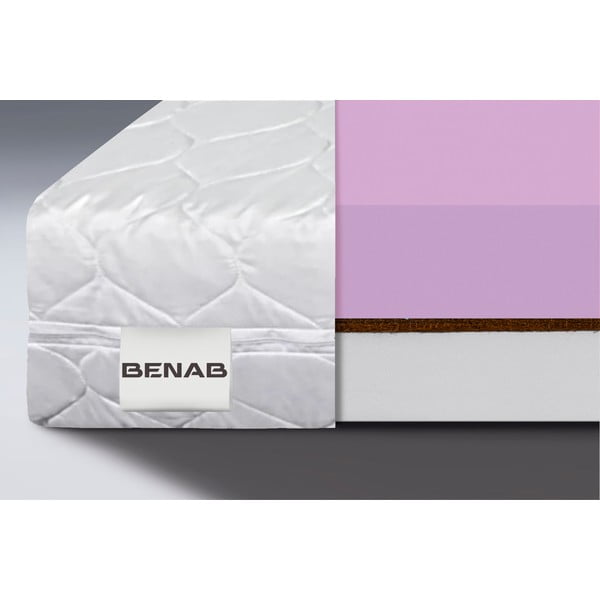 Tvrdá/středně tvrdá pěnová oboustranná dětská matrace 90x200 cm Coco Dreamer – BENAB-image-2