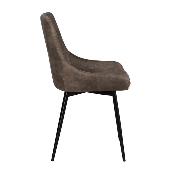 Hnědé jídelní židle v sadě 2 ks Sierra – Rowico-image-3