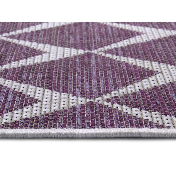 Fialovo-béžový venkovní běhoun NORTHRUGS Escala, 70 x 300 cm-image-3