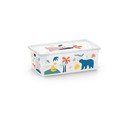 Bílý plastový dětský úložný box 34x19x12 cm C Box Style – KIS