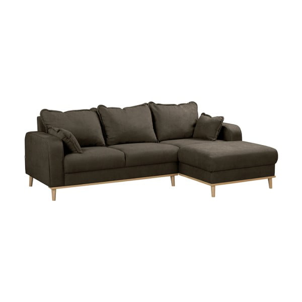 Hnědá rohová pohovka (pravý roh) Beata – Ropez-image-3