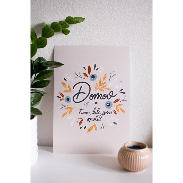 Print s motivem Domov Printintin, formát A4-image-1