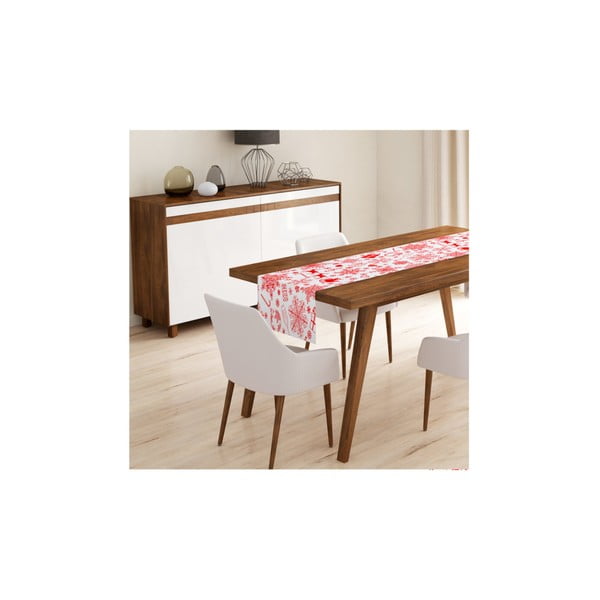 Sada 4 vánočních povlaků na polštář a běhounu na stůl Minimalist Cushion Covers Nordic Knit-image-4