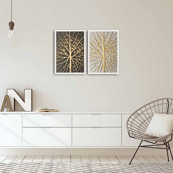 Dvoudílný obraz Home Leaves, 72 x 50 cm-image-1