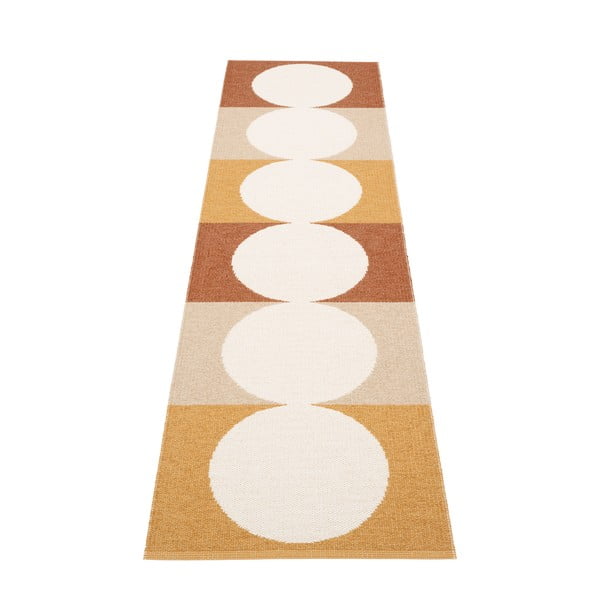 Okrově žluto-krémový vnitřní a venkovní běhoun 70x280 cm Otto Harvest – Pappelina-image-2