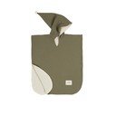 Khaki mušelínové dětské pončo velikost M – Malomi Kids