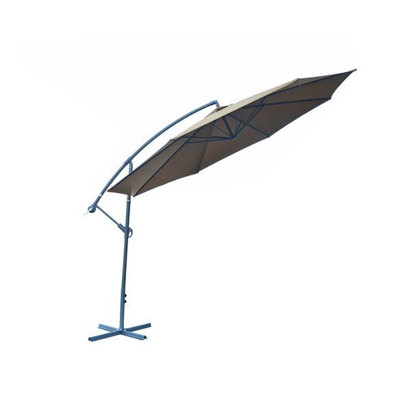 Hnědý slunečník ø 350 cm - Rojaplast-image-1