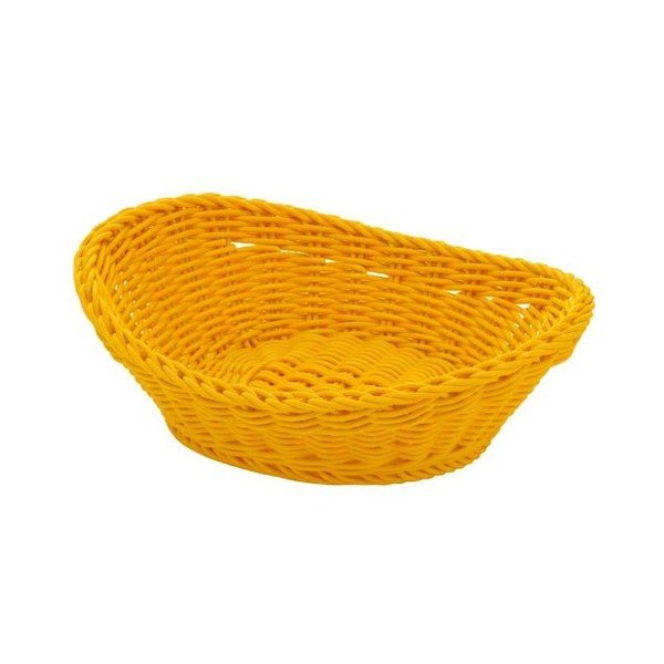 Košík Ovaler Yellow, 23,5x16x6,5 cm