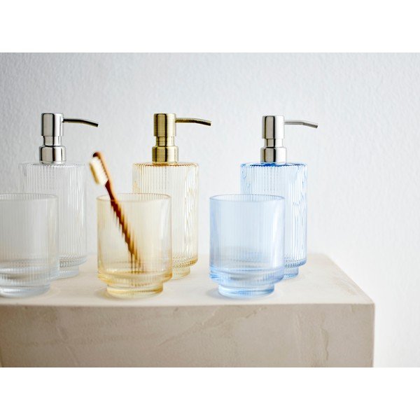 Modrý skleněný kelímek na zubní kartáčky Clarity – Södahl-image-1