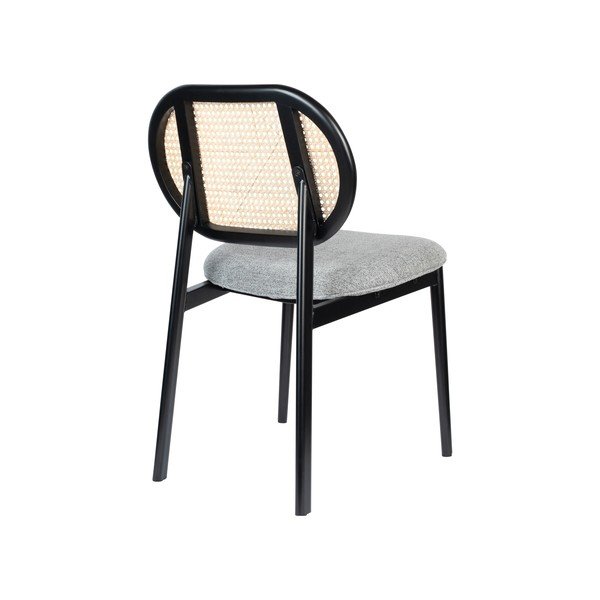 Šedá ratanová jídelní židle Spike - Zuiver-image-4