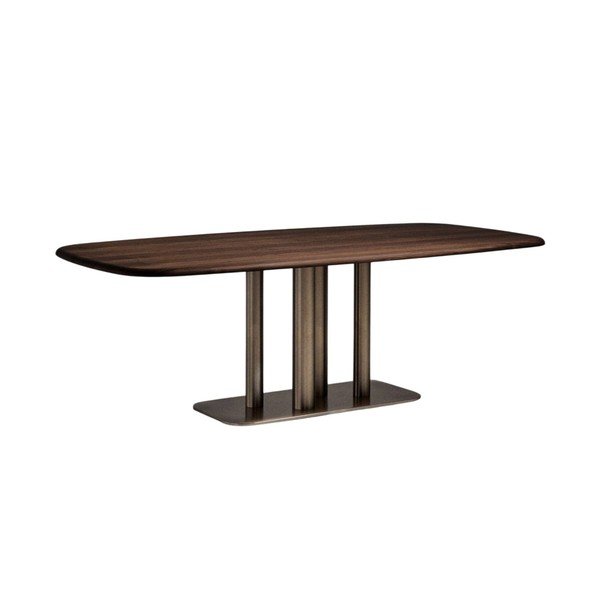Jídelní stůl v dekoru ořechu 110x220 cm Melvar – Kave Home