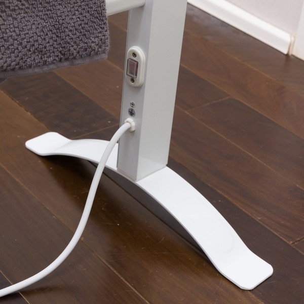 Bílý elektrický žebřík na ručníky InnovaGoods Towel Rail-image-2