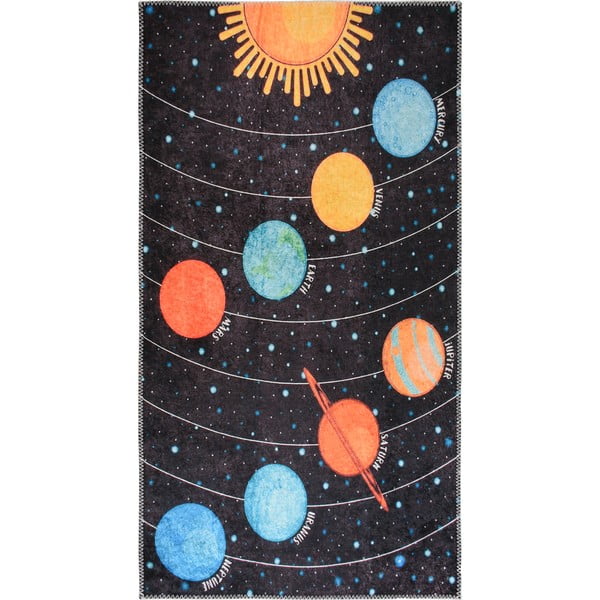 Pratelný dětský hrací koberec 100x160 cm Solar System – Vitaus