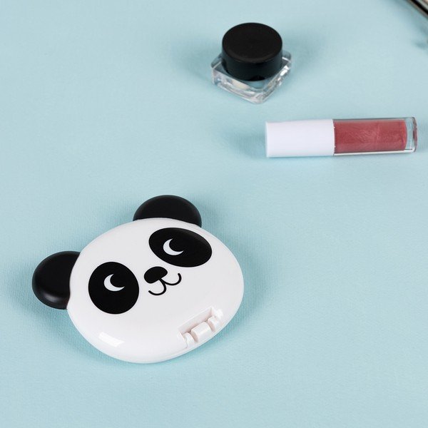 Kosmetické zvětšovací zrcadlo 8x7 cm Miko the Panda – Rex London-image-1