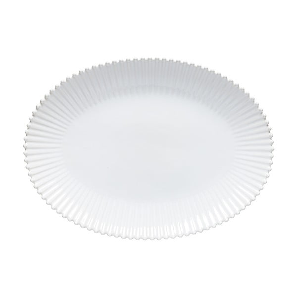 Bílý servírovací talíř z kameniny 37x51 cm Pearl – Costa Nova